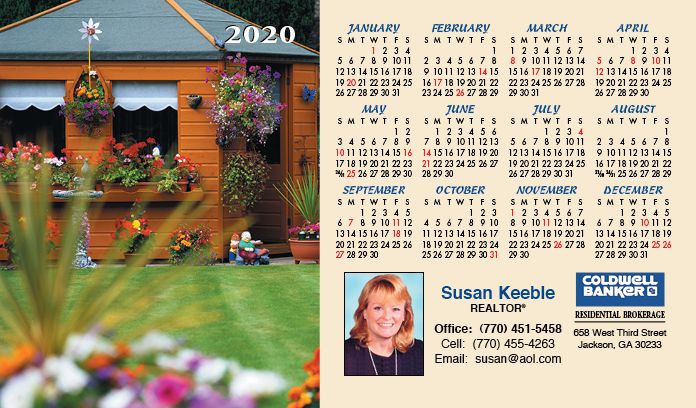 Real Estate Jumbo Postcard Calendars